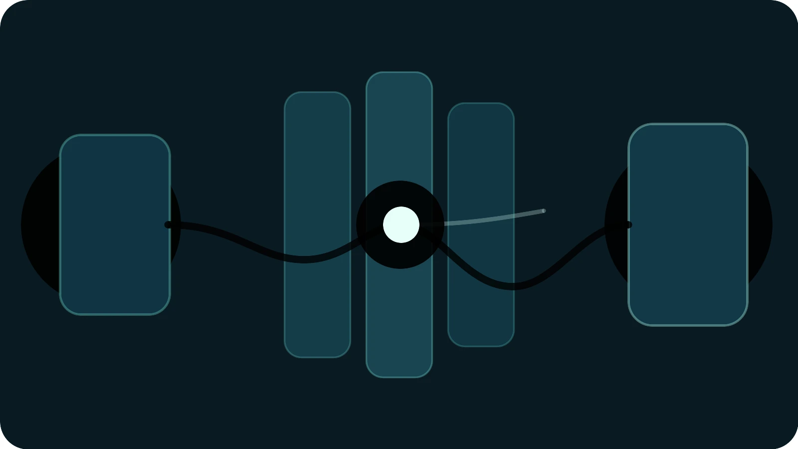 利用者と正規サービスの間に中継レイヤーが入り、認証情報とセッションが横取りされる抽象図