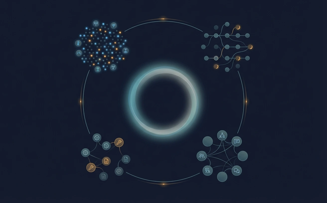 ASM運用で daily、weekly、monthly、quarterly の cadence に沿って triage、ticket、再確認、review を循環させる図