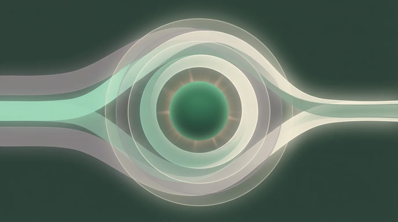 複数の予算レイヤーが中央の delegation core を囲み、subscription と API の層がつながる抽象図